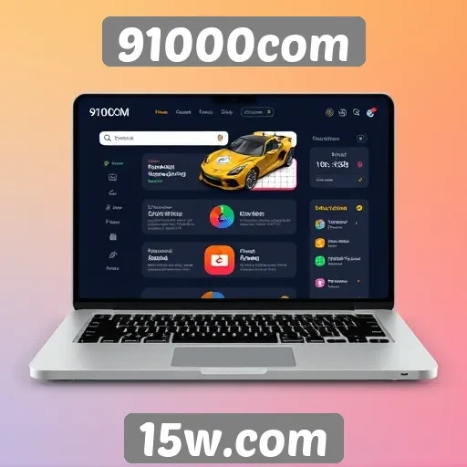 Explorando a interface do usuário do site 91000com